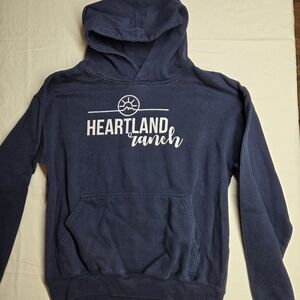 Heartland Ranch Navy Youth XL Sweatshirt, Hoodie